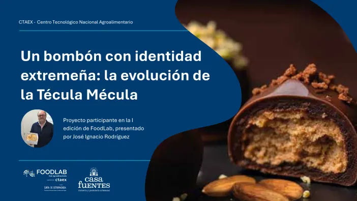 FoodLab impulsa la creación de un bombón de Técula Mécula, uniendo tradición repostera y desarrollo tecnológico